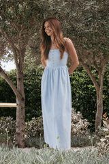 Caty Maxi Dress - Pale Blue