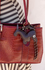 Dachshund Braided Bag Charm