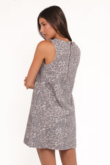 Deja Mini Dress - Leopard