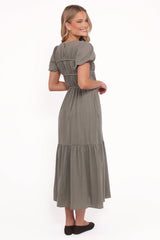 Deloria Maxi Dress - Olive