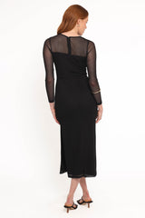 Famille Midi Dress - Black
