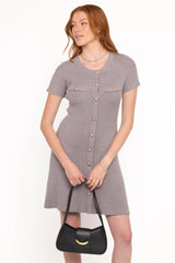 Jaxon Mini Dress - Grey