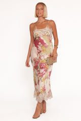 Laken Maxi Dress - Patchwork Floral