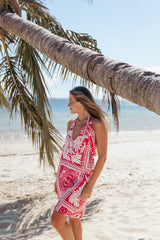 Nicoletta Mini Dress - Red