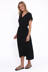 Orly Midi Dress - Black