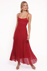 Robbie Maxi Dress - Red