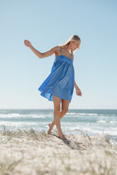 Serina Mini Dress - Blue