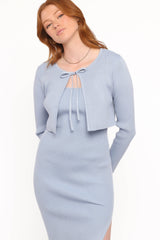 Tagum Midi Dress - Blue