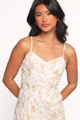 Teah Midi Dress - Pink Floral