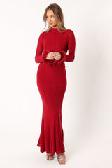 Ramoni Maxi Dress - Ruby