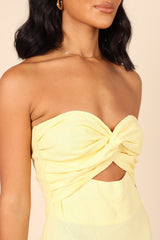 Rosetta Dress - Lemon