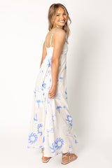 Seville Maxi Dress - Blue Wave