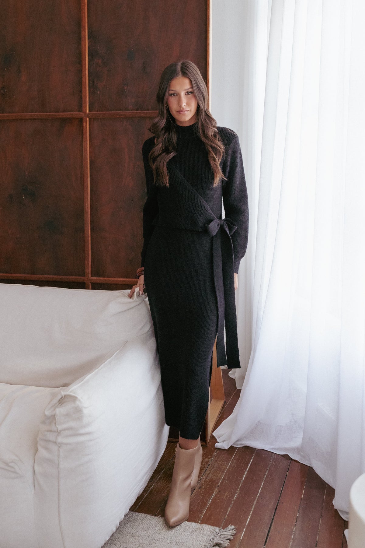 Aerin Knit Dress - Black