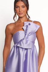 Betina Bow Front Maxi Dress - Lilac