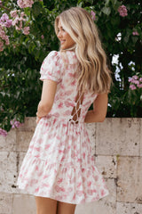 Clementine Mini Dress - Cream Floral