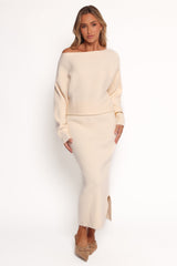 Duncan Knit Dress - Cream