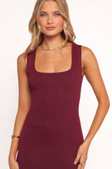 Elinor Maxi Dress - Cherry