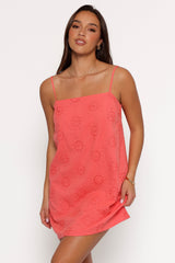 Emelie Mini Dress - Coral