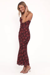 Esmeralda Maxi Dress - Pink Floral