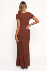 Freeman Maxi Dress - Brown