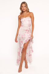 Hamilton Midi Dress - Morning Rose