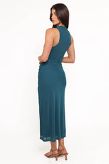 Hayven Midi Dress - Teal