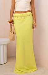 Jacqulin Yellow Maxi Skirt