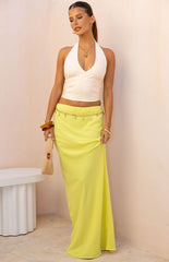 Jacqulin Yellow Maxi Skirt