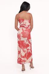 Jasmine Maxi Dress - Red Floral