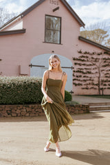 Rayna Maxi Dress - Olive