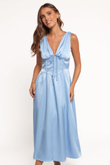 Verena Midi Dress - Periwinkle Blue