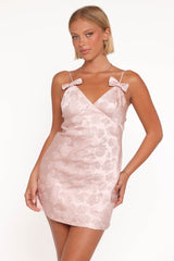 Winona Mini Dress - Champagne Pink