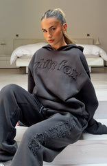 From The Archives Lexi Oversized Hoodie Charcoal